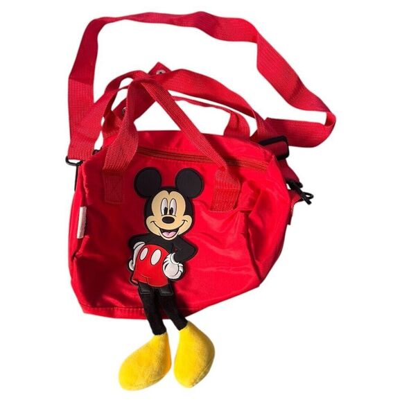 ZARA MICKEY MOUSE DISNEY Crossbody BAG RED 9" x 6"‎ - Picture 1 of 4